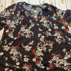 Cynthia Rowley Floral Print Top